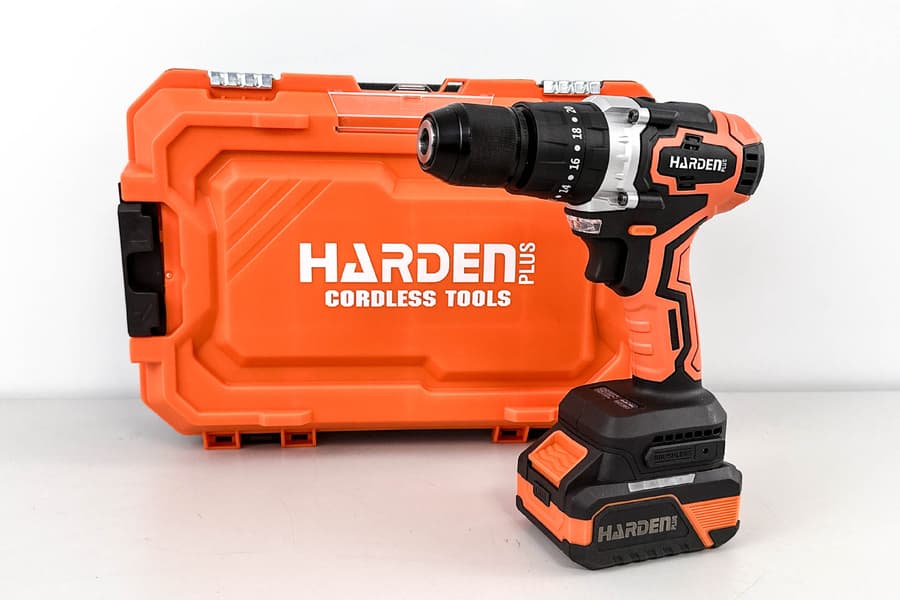 Bürstenlose Akku-Schlagbohrmaschine Harden 758228